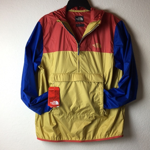 north face fanorak yellow